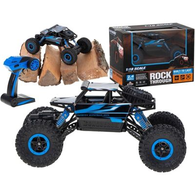 IKONKA RC auto Rock Crawler HB 2,4 GHz 1 : 18 modré IKONKA RC auto Rock Crawler HB 2,4 GHz 1 : 18 modré