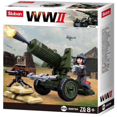 Sluban WWII M38-B0678A 4 into 1 Protitankový kanón Sluban WWII M38-B0678A 4 into 1 Protitankový kanón