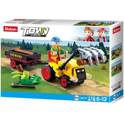 Sluban Town Farma M38-B0777 Traktorík s prívesom Sluban Town Farma M38-B0777 Traktorík s prívesom