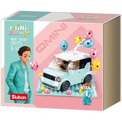 Sluban Mini Handcraft M38-B1087 MiniQ modrý automobil Sluban Mini Handcraft M38-B1087 MiniQ modrý automobil