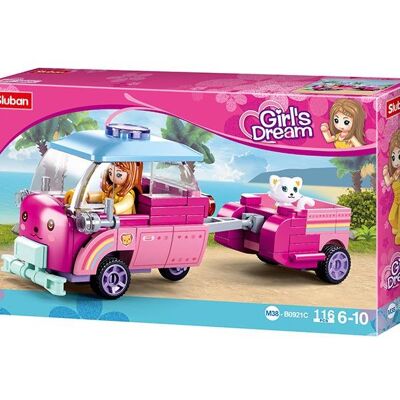Sluban Girls Dream M38-B0921C Mačacie vozidlo Sluban Girls Dream M38-B0921C Mačacie vozidlo