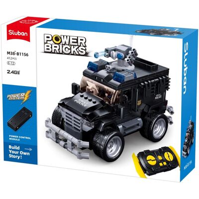 Sluban Power Bricks M38-B1156 R/C Útočné vozidlo Tiger na diaľkové ovládanie Sluban Power Bricks M38-B1156 R/C Útočné vozidlo Tiger na diaľkové ovládanie