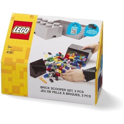 Lego naberač na kocky sivá/čierna 2 ks Lego naberač na kocky sivá/čierna 2 ks