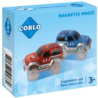 Coblo Pretekárske autá na dráhu 2 ks Coblo Pretekárske autá na dráhu 2 ks