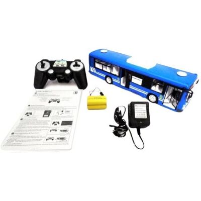 Ata Mestský autobus s otváracími dverami 33 cm modrý Ata Mestský autobus s otváracími dverami 33 cm modrý
