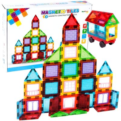 Toybit Magnetická 3D stavebnica Buildings 45 ks Toybit Magnetická 3D stavebnica Buildings 45 ks