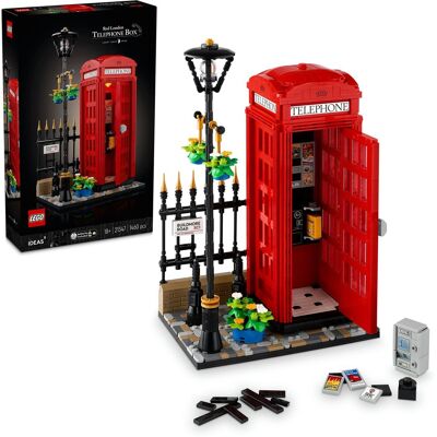 Lego Ideas 21347 Červená londýnska telefónna búdka Lego Ideas 21347 Červená londýnska telefónna búdka