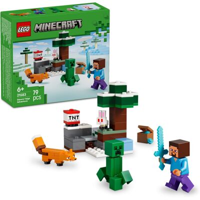 Lego Minecraft 21583 Steve a dobrodružstvo v tajge Lego Minecraft 21583 Steve a dobrodružstvo v tajge