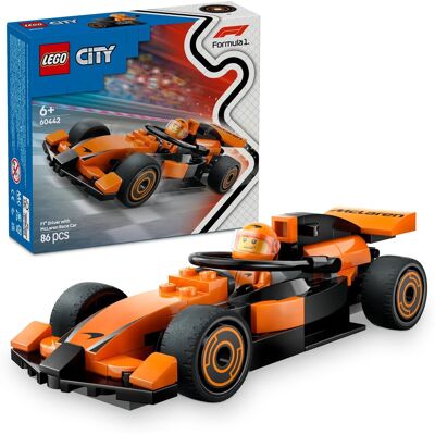 Lego City 60442 Jazdec F1® s pretekárskym autom McLaren Lego City 60442 Jazdec F1® s pretekárskym autom McLaren