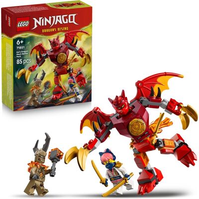 Lego NINJAGO® 71851 Kaiov bojový balíček s dračím oblekom Lego NINJAGO® 71851 Kaiov bojový balíček s dračím oblekom