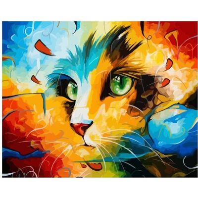 Norimpex Abstraktná mačka 30 × 40 cm Norimpex Abstraktná mačka 30 × 40 cm