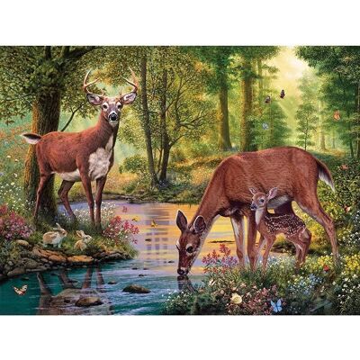 Norimpex Jeleň pri potoku 30 × 40 cm Norimpex Jeleň pri potoku 30 × 40 cm