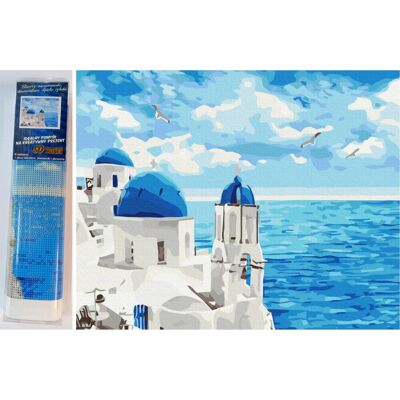 Norimpex Mraky nad Santorini 30 × 40 cm Norimpex Mraky nad Santorini 30 × 40 cm