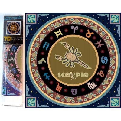 Norimpex 7D Znamenie zverokruhu Škorpión 30 × 30 cm Norimpex 7D Znamenie zverokruhu Škorpión 30 × 30 cm