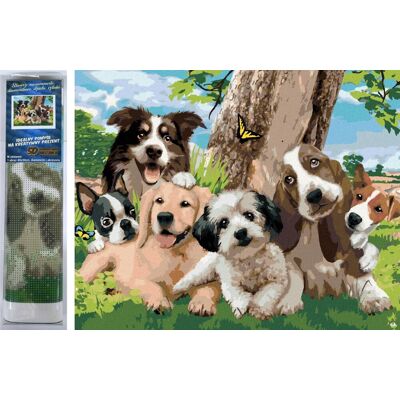 Norimpex Veselá psia partia 30 × 40 cm Norimpex Veselá psia partia 30 × 40 cm