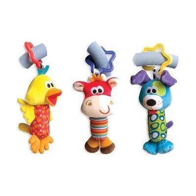 Playgro Cestovné závesné hračky 3 ks Playgro Cestovné závesné hračky 3 ks