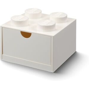 Lego stolný box 4 so zásuvkou – biely Lego stolný box 4 so zásuvkou – biely
