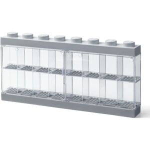 Lego zberateľská skrinka na 16 minifigúrok – sivá Lego zberateľská skrinka na 16 minifigúrok – sivá