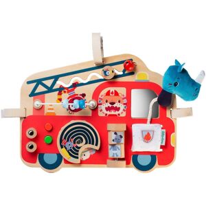 Lilliputiens – drevený panel s aktivitami – hasičské auto Lilliputiens – drevený panel s aktivitami – hasičské auto
