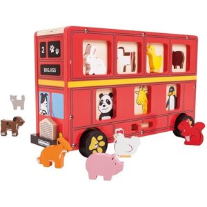 Bigjigs Toys Bigjigs Autobus so zvieratkami Bigjigs Toys Bigjigs Autobus so zvieratkami