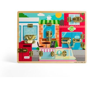 Bigjigs Toys Motorická doska západky a zámky Bigjigs Toys Motorická doska západky a zámky