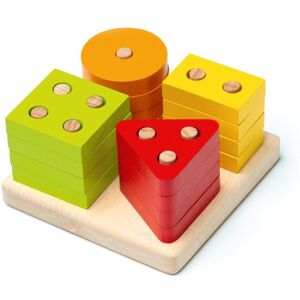 CUBIKA 15344 Triedime tvary IV, drevená skladačka 17 dielov CUBIKA 15344 Triedime tvary IV, drevená skladačka 17 dielov