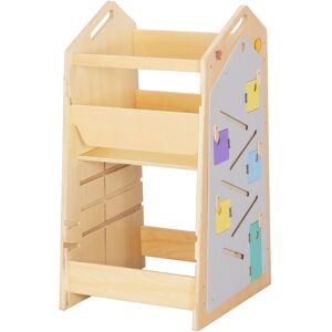Busykids Montessori učící věž 5In1 Big Vanilla Busykids Montessori učící věž 5In1 Big Vanilla