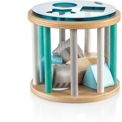 ZOPA Drevená aktivity vkladačka blue ZOPA Drevená aktivity vkladačka blue