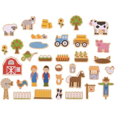Bigjigs Toys Magnetky Farma Bigjigs Toys Magnetky Farma
