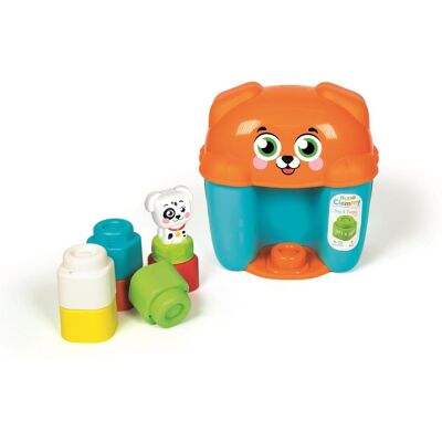 Clementoni Clemmy baby – vedierko s kockami psíček Clementoni Clemmy baby – vedierko s kockami psíček