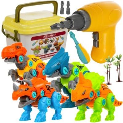 Kruzzel 24723 Skrutkovacie dinosaury s vŕtačkou Kruzzel 24723 Skrutkovacie dinosaury s vŕtačkou