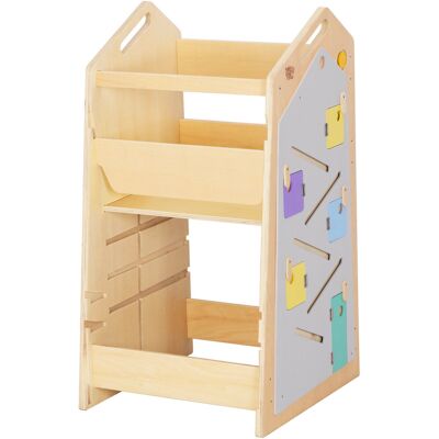 Busykids Montessori učící věž 5In1 Big Vanilla Busykids Montessori učící věž 5In1 Big Vanilla