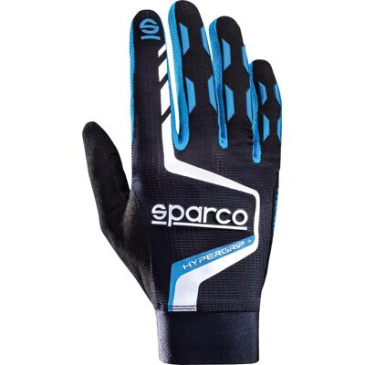 Sparco Hypergrip+ Sim Racing gamingové rukavice, farba čierno-modrá, veľkosť 8 Sparco Hypergrip+ Sim Racing gamingové rukavice, farba čierno-modrá, veľkosť 8