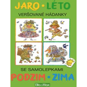Ella & Max Jaro, léto, podzim, zima: Veršované hádanky se samolepkami Ella & Max Jaro, léto, podzim, zima: Veršované hádanky se samolepkami