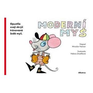 ALBATROS Moderní myš: Opustila skrýš trénovaná šedá myš ALBATROS Moderní myš: Opustila skrýš trénovaná šedá myš