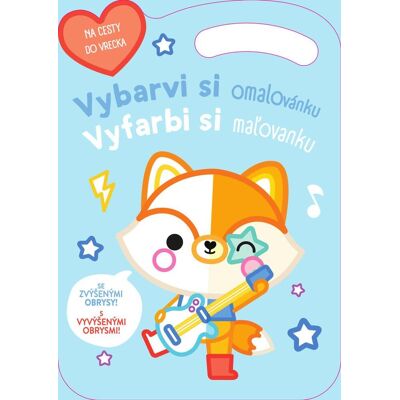 YoYo Books Vybarvi si omalovánku Lišák: Vyfarbi si maľovanku Lišiak YoYo Books Vybarvi si omalovánku Lišák: Vyfarbi si maľovanku Lišiak