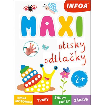INFOA Maxi otisky/odtlačky: Jemná motorika, tvary, barvy/farby, zábava INFOA Maxi otisky/odtlačky: Jemná motorika, tvary, barvy/farby, zábava