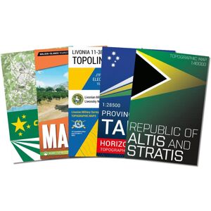 BOHEMIA INTERACTIVE Arma Printed Map Collection (5 Pcs, 6 Maps) BOHEMIA INTERACTIVE Arma Printed Map Collection (5 Pcs, 6 Maps)