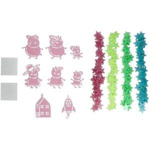 PALADONE Peppa Pig: Characters – Svietiace samolepky na stenu PALADONE Peppa Pig: Characters – Svietiace samolepky na stenu