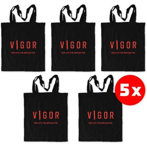 BOHEMIA INTERACTIVE Vigor Eco - Friendly Shopping Bag Black 5 ks – taška BOHEMIA INTERACTIVE Vigor Eco - Friendly Shopping Bag Black 5 ks – taška