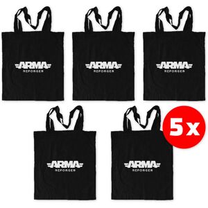 BOHEMIA INTERACTIVE Arma Reforger Eco – Friendly Shopping Bag Black 5 ks – taška BOHEMIA INTERACTIVE Arma Reforger Eco – Friendly Shopping Bag Black 5 ks – taška