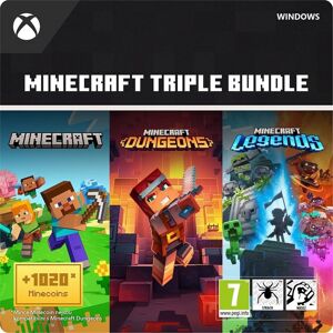 Microsoft Minecraft Triple Bundle – Windows Digital Microsoft Minecraft Triple Bundle – Windows Digital