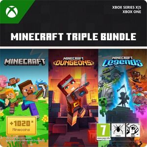 Microsoft Minecraft Triple Bundle – Xbox Series X S Digital Microsoft Minecraft Triple Bundle – Xbox Series X S Digital