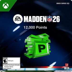 Microsoft Madden NFL 26: 12000 MUD Points – Xbox Series X S Digital Microsoft Madden NFL 26: 12000 MUD Points – Xbox Series X S Digital