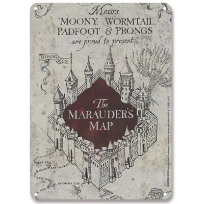 Logoshirt Harry Potter: Marauders Map Hogwarts Logoshirt Harry Potter: Marauders Map Hogwarts
