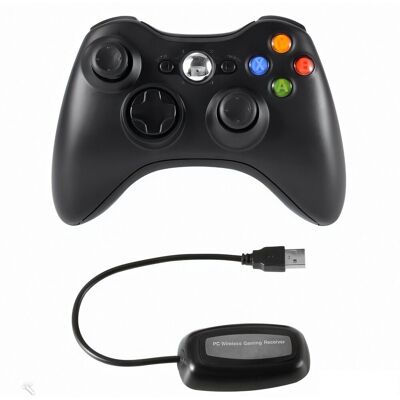 Froggiex Wireless Xbox 360 Controller, čierny Froggiex Wireless Xbox 360 Controller, čierny