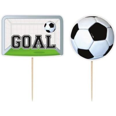 Unique Zápichy do cupcaku – muffinu – Futbal – 12 ks Unique Zápichy do cupcaku – muffinu – Futbal – 12 ks