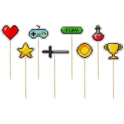 GoDan Zápichy do cupcakes Game on Pixel – Minecraft, 24 ks GoDan Zápichy do cupcakes Game on Pixel – Minecraft, 24 ks