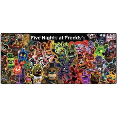 Pyramid Five Nights At Freddys – Glow Montage – podložka pod myš a klávesnicu Pyramid Five Nights At Freddys – Glow Montage – podložka pod myš a klávesnicu