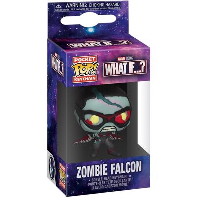 Funko POP! Keychain Marvel What If S2 - Zombie Falcon Funko POP! Keychain Marvel What If S2 - Zombie Falcon